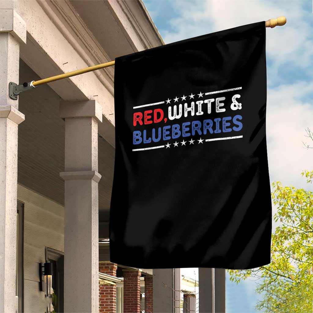 Red White and Blueberries Garden Flag Patriotic Tribute Memorial - Wonder Print Shop