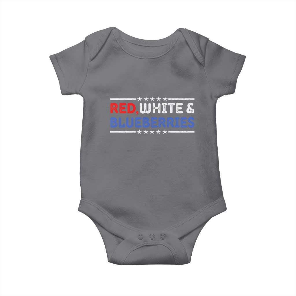 Red White and Blueberries Baby Onesie Patriotic Tribute Memorial - Wonder Print Shop