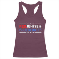 Red White and Blueberries Racerback Tank Top Patriotic Tribute Memorial - Wonder Print Shop