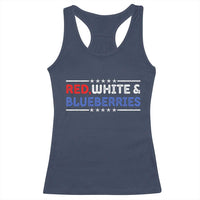 Red White and Blueberries Racerback Tank Top Patriotic Tribute Memorial - Wonder Print Shop
