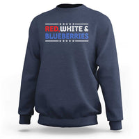 Red White and Blueberries Sweatshirt Patriotic Tribute Memorial - Wonder Print Shop