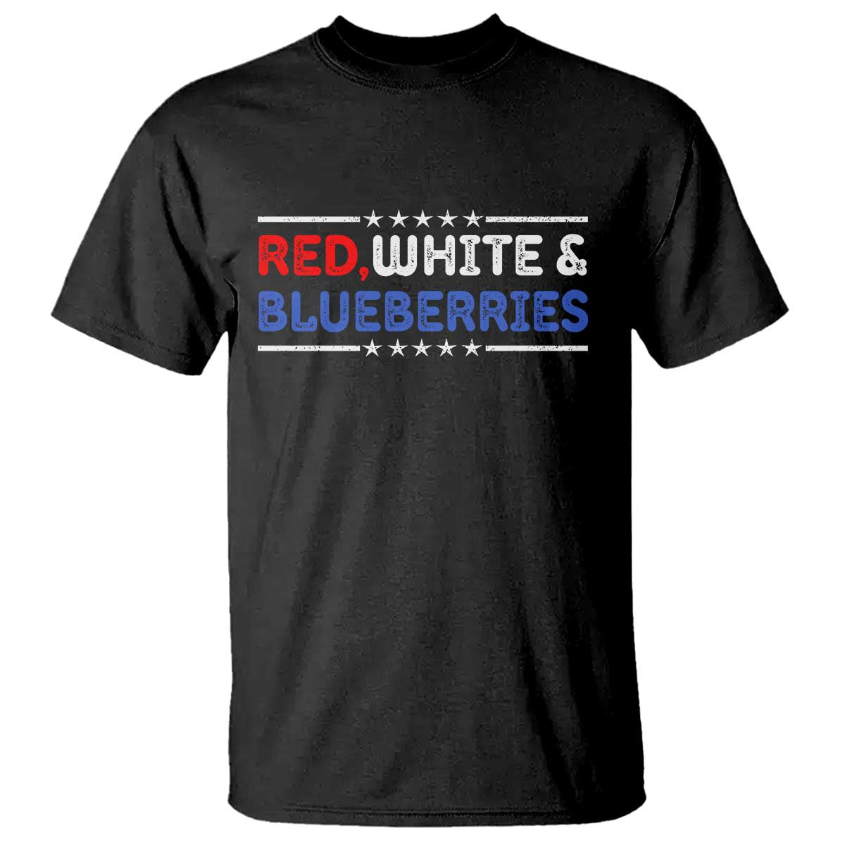 Red White and Blueberries T Shirt Patriotic Tribute Memorial - Wonder Print Shop
