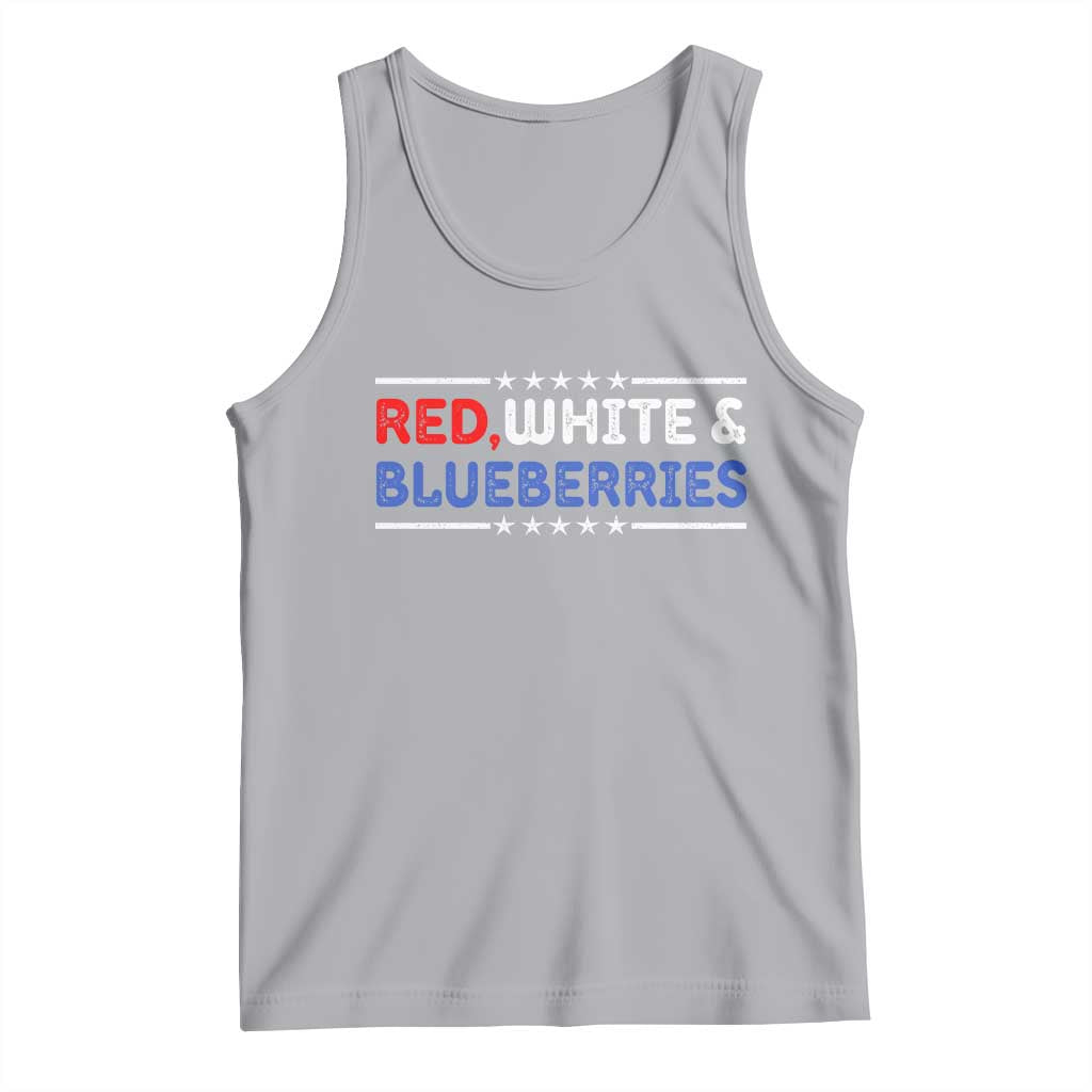 Red White and Blueberries Tank Top Patriotic Tribute Memorial - Wonder Print Shop