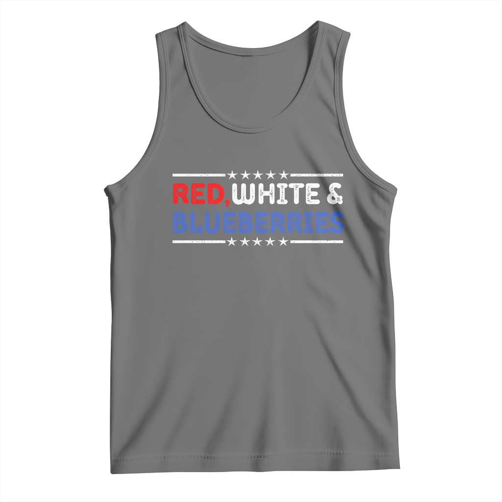 Red White and Blueberries Tank Top Patriotic Tribute Memorial - Wonder Print Shop