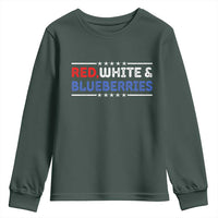 Red White and Blueberries Youth Sweatshirt Patriotic Tribute Memorial - Wonder Print Shop