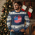 Red White and Blueberries Ugly Christmas Sweater Patriotic Vintage American Flag Coquette Bow - Wonder Print Shop