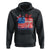 Red White and Blueberries Hoodie Patriotic Vintage American Flag Coquette Bow - Wonder Print Shop