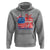 Red White and Blueberries Hoodie Patriotic Vintage American Flag Coquette Bow - Wonder Print Shop