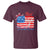 Red White and Blueberries T Shirt Patriotic Vintage American Flag Coquette Bow - Wonder Print Shop