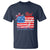Red White and Blueberries T Shirt Patriotic Vintage American Flag Coquette Bow - Wonder Print Shop
