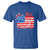 Red White and Blueberries T Shirt Patriotic Vintage American Flag Coquette Bow - Wonder Print Shop