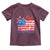 Red White and Blueberries Toddler T Shirt Patriotic Vintage American Flag Coquette Bow - Wonder Print Shop