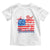 Red White and Blueberries Toddler T Shirt Patriotic Vintage American Flag Coquette Bow - Wonder Print Shop
