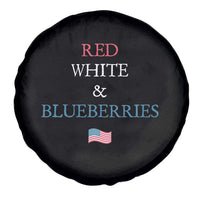 Red White and Blueberries Spare Tire Cover Vintage American Flag Patriotic - Wonder Print Shop