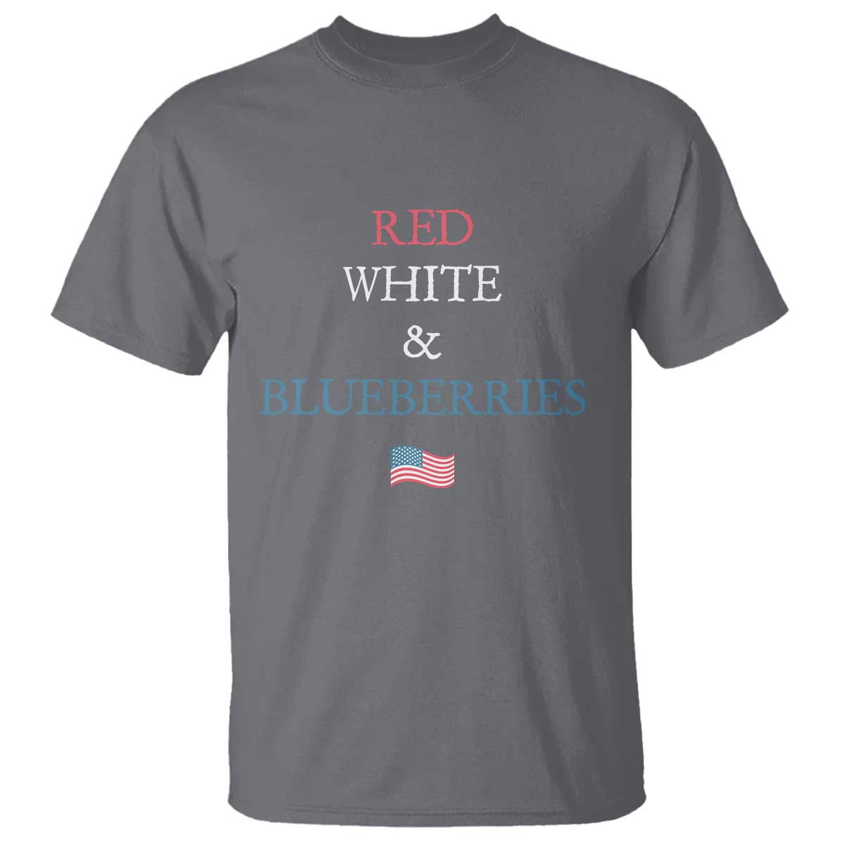Red White and Blueberries T Shirt Vintage American Flag Patriotic - Wonder Print Shop