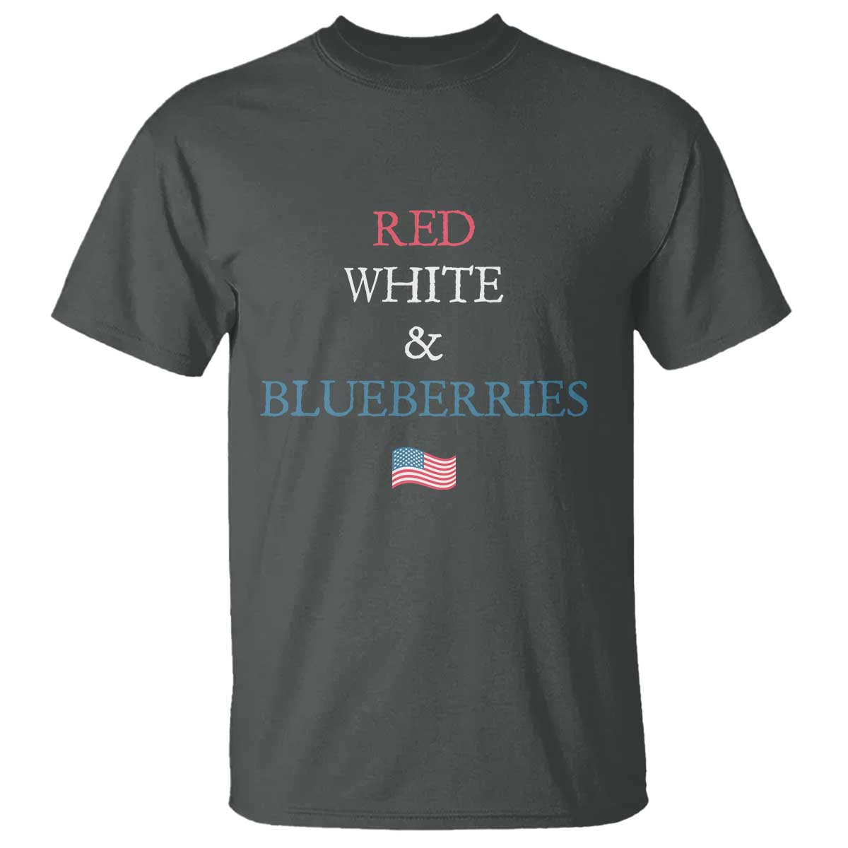 Red White and Blueberries T Shirt Vintage American Flag Patriotic - Wonder Print Shop
