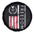 Freedom Charlie Kirk Tribute Spare Tire Cover Patriotic Legacy Eagle Distressed American Flag - Wonder Print Shop