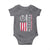 Freedom Charlie Kirk Tribute Baby Onesie Patriotic Legacy Eagle Distressed American Flag - Wonder Print Shop