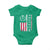 Freedom Charlie Kirk Tribute Baby Onesie Patriotic Legacy Eagle Distressed American Flag - Wonder Print Shop