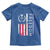 Freedom Charlie Kirk Tribute Toddler T Shirt Patriotic Legacy Eagle Distressed American Flag - Wonder Print Shop