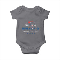 Red White and Blueberries Baby Onesie Charlie Kirk 1993 2025 Patriotic Memorial - Wonder Print Shop