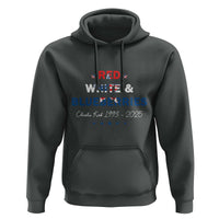 Red White and Blueberries Hoodie Charlie Kirk 1993 2025 Patriotic Memorial - Wonder Print Shop