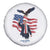 Charlie Kirk Tribute Spare Tire Cover A True Patriot American Flag Patriotic Eagle - Wonder Print Shop