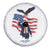 Charlie Kirk Tribute Spare Tire Cover A True Patriot American Flag Patriotic Eagle - Wonder Print Shop