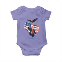 Charlie Kirk Tribute Baby Onesie A True Patriot American Flag Patriotic Eagle - Wonder Print Shop