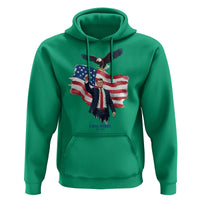 Charlie Kirk Tribute Hoodie A True Patriot American Flag Patriotic Eagle - Wonder Print Shop