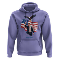 Charlie Kirk Tribute Hoodie A True Patriot American Flag Patriotic Eagle - Wonder Print Shop
