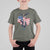 Charlie Kirk Tribute T Shirt For Kid A True Patriot American Flag Patriotic Eagle - Wonder Print Shop