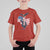 Charlie Kirk Tribute T Shirt For Kid A True Patriot American Flag Patriotic Eagle - Wonder Print Shop