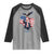 Charlie Kirk Tribute Raglan Shirt A True Patriot American Flag Patriotic Eagle - Wonder Print Shop