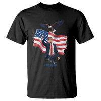 Charlie Kirk Tribute T Shirt A True Patriot American Flag Patriotic Eagle - Wonder Print Shop