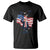 Charlie Kirk Tribute T Shirt A True Patriot American Flag Patriotic Eagle - Wonder Print Shop
