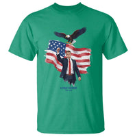 Charlie Kirk Tribute T Shirt A True Patriot American Flag Patriotic Eagle - Wonder Print Shop