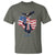 Charlie Kirk Tribute T Shirt A True Patriot American Flag Patriotic Eagle - Wonder Print Shop