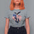 Charlie Kirk Tribute T Shirt For Women A True Patriot American Flag Patriotic Eagle - Wonder Print Shop
