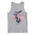 Charlie Kirk Tribute Tank Top A True Patriot American Flag Patriotic Eagle - Wonder Print Shop