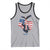 Charlie Kirk Tribute Tank Top A True Patriot American Flag Patriotic Eagle - Wonder Print Shop