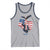 Charlie Kirk Tribute Tank Top A True Patriot American Flag Patriotic Eagle - Wonder Print Shop