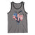 Charlie Kirk Tribute Tank Top A True Patriot American Flag Patriotic Eagle - Wonder Print Shop