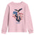 Charlie Kirk Tribute Youth Sweatshirt A True Patriot American Flag Patriotic Eagle - Wonder Print Shop