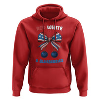 Red White and Blueberries Hoodie Retro Coquette Bow Vintage American Flag - Wonder Print Shop