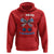 Red White and Blueberries Hoodie Retro Coquette Bow Vintage American Flag - Wonder Print Shop