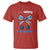 Red White and Blueberries T Shirt Retro Coquette Bow Vintage American Flag - Wonder Print Shop