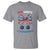 Red White and Blueberries T Shirt Retro Coquette Bow Vintage American Flag - Wonder Print Shop