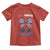 Red White and Blueberries Toddler T Shirt Retro Coquette Bow Vintage American Flag - Wonder Print Shop