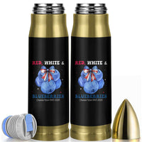 Red White and Blueberries Bullet Tumbler Charlie Kirk Tribute 1993 2025 Memorial - Wonder Print Shop